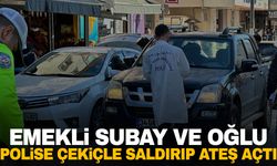 Emekli subay polise çekiçle saldırdı