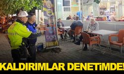 Emniyet ve zabıtadan ortak denetim… Kaldırım işgaline geçit yok!