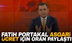 Fatih Portakal asgari ücret için oran paylaştı