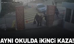 İzmir'de aynı okulda ikinci kaza: Çocuklar ve veliler son anda kurtuldu