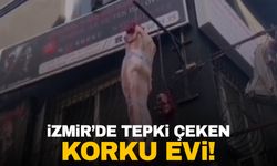 İzmir’de korku evinde tepki çeken görüntüler!