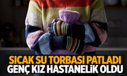 Karnına koyduğu sıcak su torbası bomba gibi patladı!