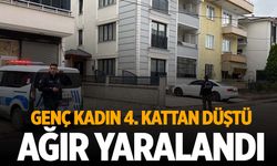 Korkutan olay! Genç kadın 4. kattan düştü!