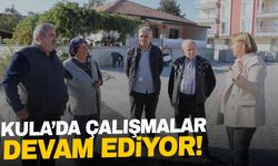 Kula Belediyesi, çalışmalara devam ediyor