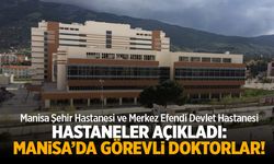 Manisa Şehir Hastanesi ve Merkez Efendi Devlet Hastanesi: 15 Ekim 2024 Salı Görevli Doktorlar