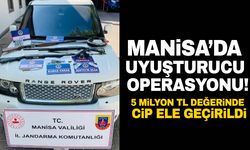 Manisa’da 5 milyon TL değerinde cip ele geçirildi