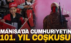 Manisa’da cumhuriyetin 101. yıl coşkusu