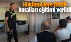 Manisa’da hükümlülere trafik eğitimi verildi