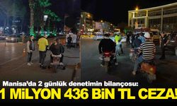 Manisa’da motosiklet ve motorlu bisiklet denetimi: 1.4 milyon TL’lik ceza uygulandı!