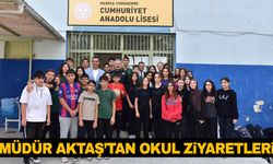 Müdür Aktaş’tan okul ziyaretleri