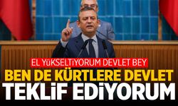 Özgür Özel'den Devlet Bahçeli'nin 'Apo' çıkışına ilk yanıt: El yükseltiyorum ben de Kürtlere devlet teklif ediyorum