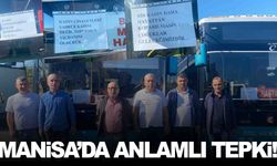 Soma’da otobüsçülerden kadın cinayetlerine tepki