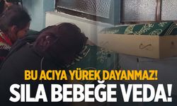 Tabut küçük acı büyük… Sıla bebeğe veda!