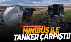 Çorum'da tarım işçilerini taşıyan minibüs ile tanker çarpıştı! Ölü ve yaralılar var!