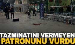 Tazminatını vermeyen patronunu otobüs terminalinde vurdu