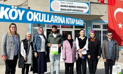 TDED Manisa'da Köy Okullarına Kitap Bağışı Yaptı