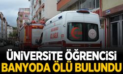 Üniversite öğrencisi banyoda ölü bulundu