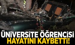 Üniversite öğrencisi feci kazada hayatını kaybetti