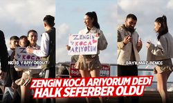 “Zengin Koca Arıyorum” Pankartıyla Sokağa Çıktı! Vatandaşlar Seferber Oldu