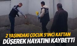 Edirne’de korkunç olay! 5’inci kattan düşen 2 yaşındaki çocuk hayatını kaybetti