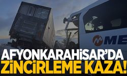 Afyonkarahisar'da zincirleme kaza: 30 yaralı