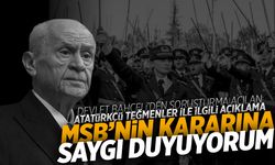 Bahçeli'den teğmenlerle ilgili açıklama: MSB'nin kararına saygı duyuyorum