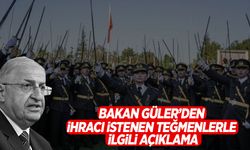 Bakan Güler’den ‘teğmenler’ açıklaması