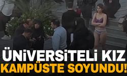 Başörtüsüne uyarı geldi üniversite öğrencisi soyundu