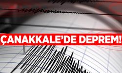 Çanakkale’de deprem meydana geldi