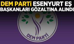 DEM Parti Esenyurt Eş Başkanları gözaltına alındı