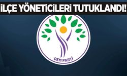 DEM Parti ilçe yöneticileri tutuklandı