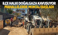 Demirci’de ilçe halkı doğalgaza kavuşuyor! Mahallelerde montaj başladı