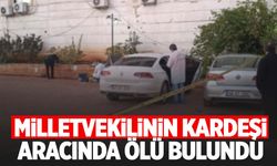 DEVA Partisi milletvekilinin kardeşi aracında ölü bulundu