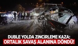 Duble yolda zincirleme kaza… Kağıt gibi ezilen otomobilden 21 yaşındaki gencin cansız bedeni çıktı!