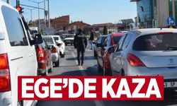 Ege’de kaza… İki otomobil çarpıştı!