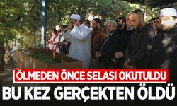 Ege’de ölmeden önce selası okutulan yaşlı kadın toprağa verildi