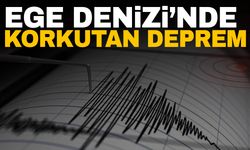 Ege Denizi'nde deprem oldu!