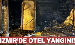 İzmir'de otel alevlere teslim oldu!