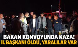 Konvoyda kaza! İl başkanı hayatını kaybetti...