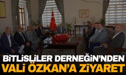 Manisa Bitlisliler Kültür ve Dayanışma Derneği’nden Vali Özkan’a ziyaret