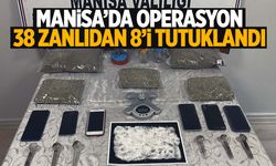 Manisa’da geniş kapsamlı operasyon: 38 zanlıdan 8’i tutuklandı