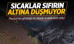 Manisa'da Sıcaklıklar Sıfırın Altına Düşmedi