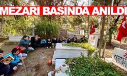 Manisalı şehit öğretmen unutulmadı... Mezarı başında anıldı