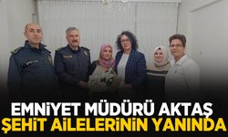 Müdür Aktaş’tan şehit ailesine anlamlı ziyaret