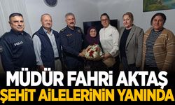 Müdür Aktaş’tan soyadı gibi kahraman şehidimizin ailesine ziyaret