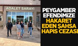 Peygamber Efendimize hakaret eden şahsa hapis cezası