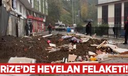 Rize’de heyelan meydana geldi: ölü ve yaralılar var