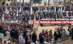 Saruhanlı’da halk yağmur duasına katıldı