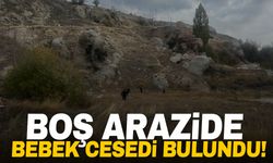 Sivas’ta boş arazide bebek cesedi bulundu