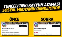 Tunceli'ye kayyum atanması sosyal medyanın gündeminde